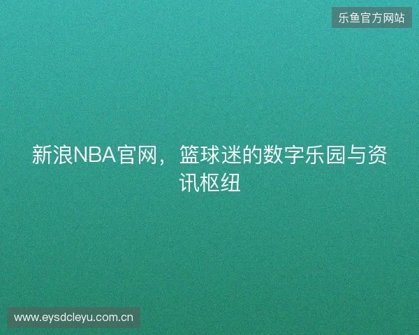 新浪NBA官网,篮球迷的数字乐园与资讯枢纽 新浪NBA官网,篮球迷的数字乐园与资讯枢纽